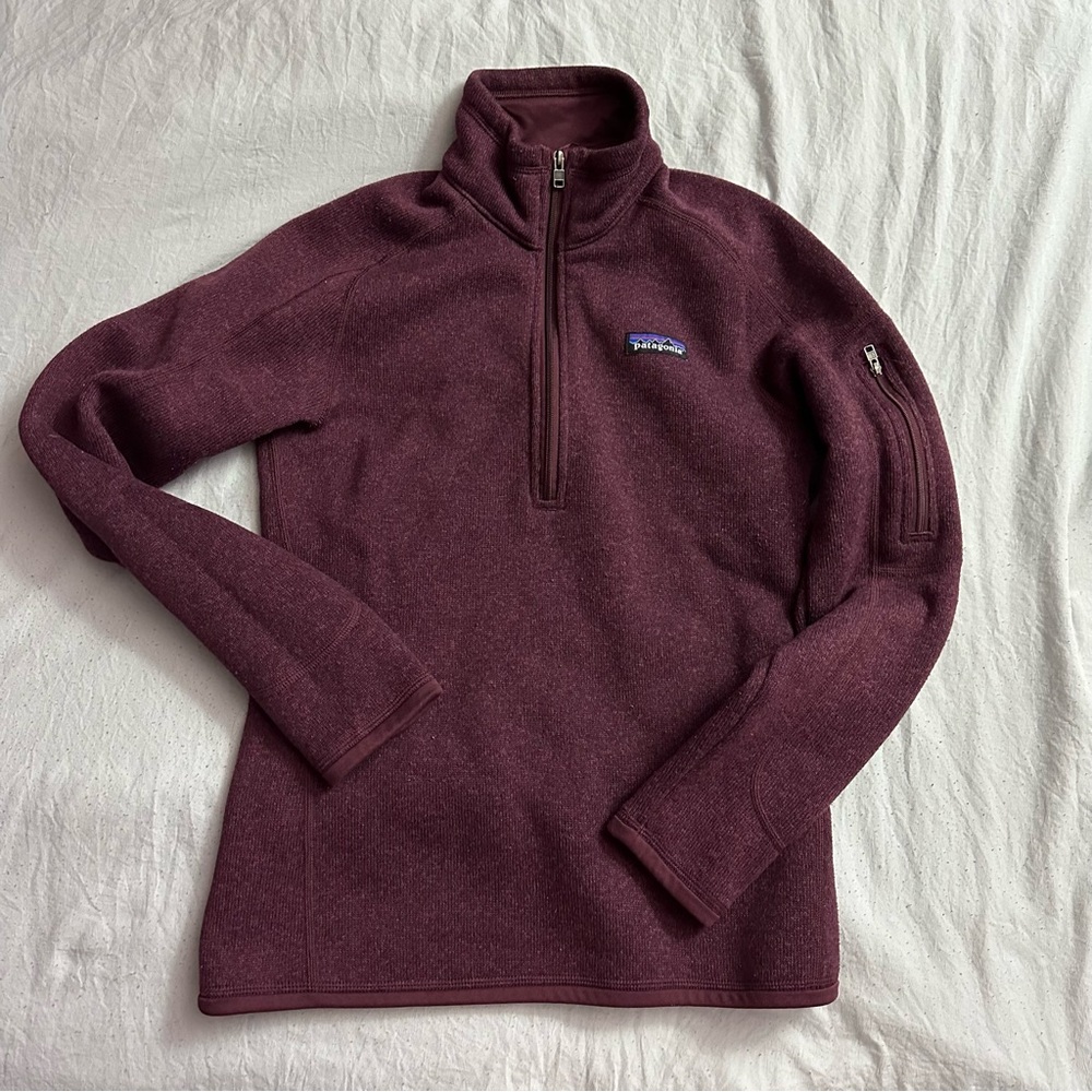 PATAGONIA - Better Sweater 1/4 Zip in Burgundy
